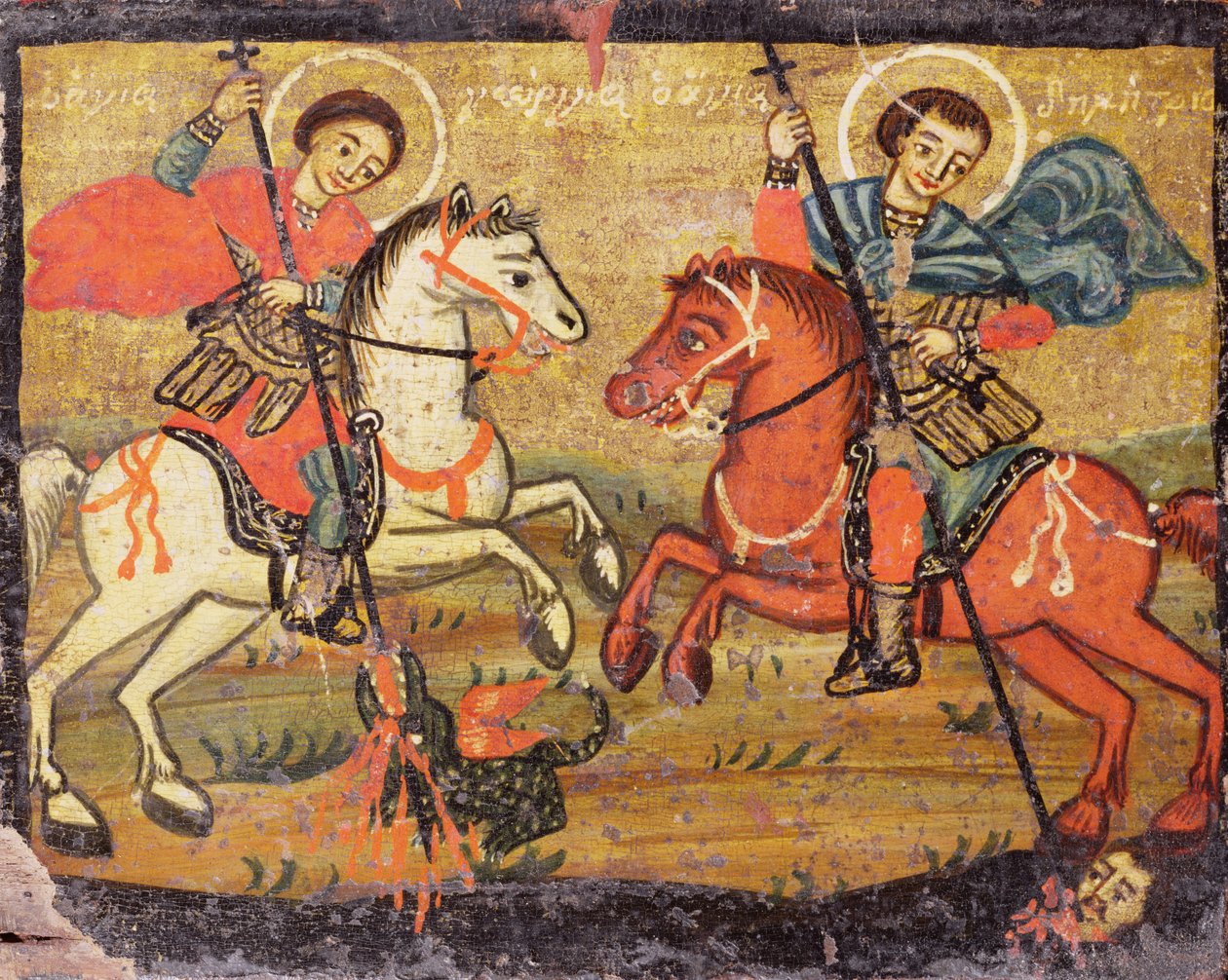 St.George ve St.Demetrios, Yunanca (eyalet) by Unbekannter Künstler