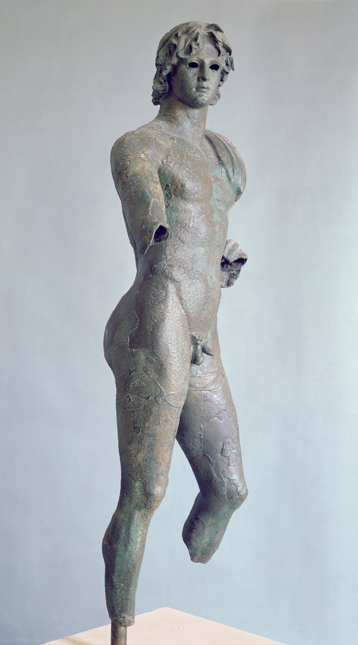 Agde'de bulunan bir 'Ephebi' heykeli, Yunanca (bronz) by Unbekannt