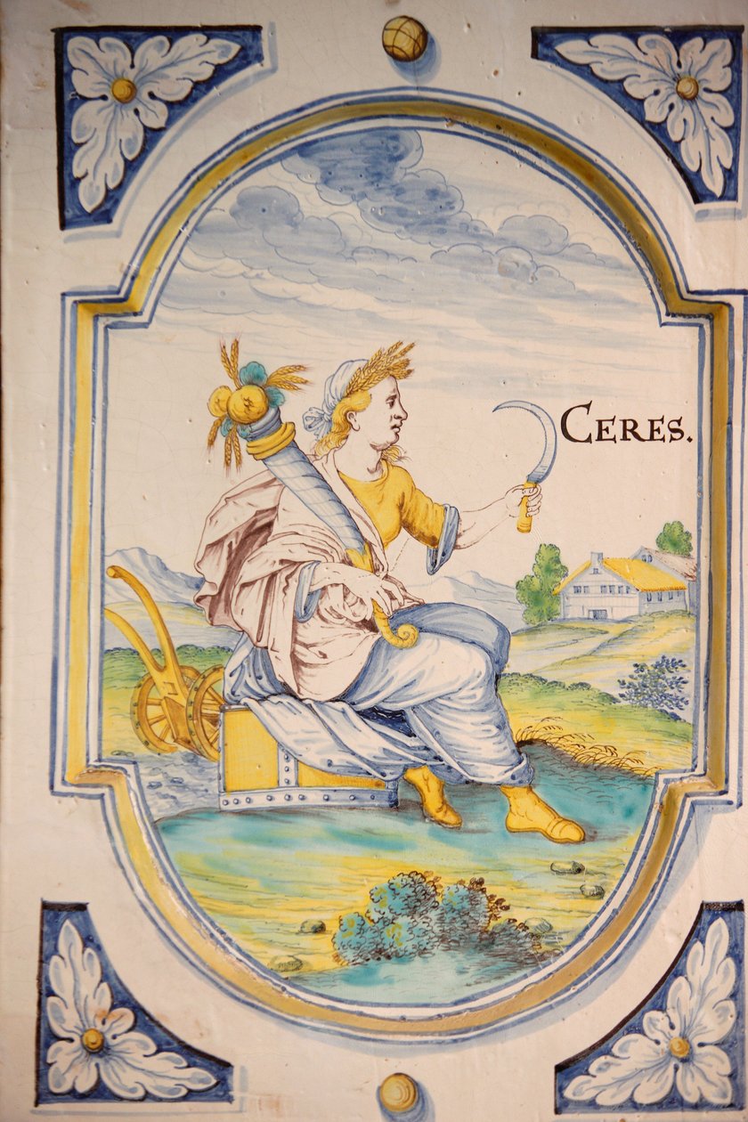 Ceres figürlü soba stili. 17. yüzyıl, Budapeşte, Hongrie by Unbekannt