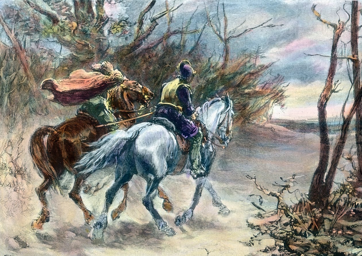 Otuz Yıl Savaşları günlerinde İsveçli atlılar by Unbekannter Künstler
