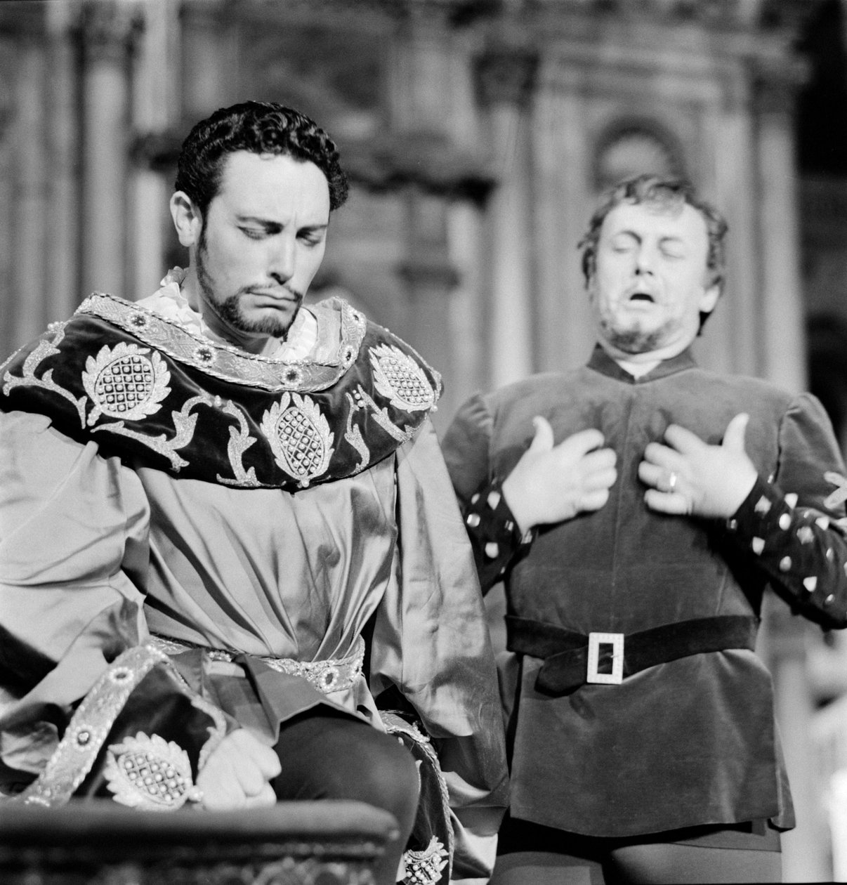 LA FENICE TİYATROSU: OTELLO (Othello) - THE OPERA SINGERS MARIO DEL MONACO - PALAZZO DUCAL - VENEDİK - 1960 by Unbekannt