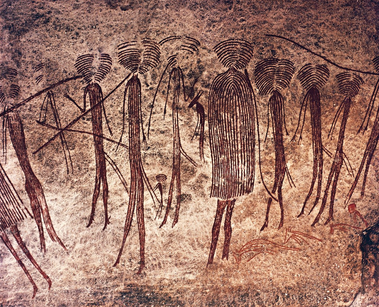 Tanzanya, Dodoma Bölgesi, Kondoa, Kaya çizimleri by William M. Timlin