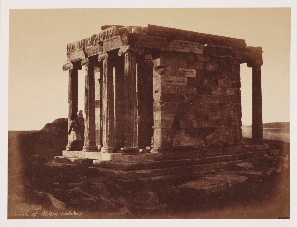 Zafer Tapınağı, Atina, 1849 dolayları by Unbekannt