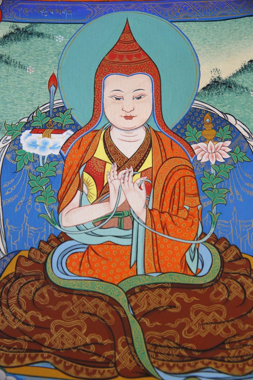 Te Tusand Buddha Tapınağı Dashang Kagyu Ling Cemaati Jamgan Contral Ladre Thaye Monak Dua Eden, La Bolaye, Fransa by Unbekannt