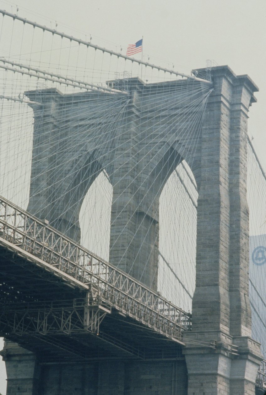 Brooklyn Köprüsü (fotoğraf) (ayrıca bkz. 114752) by Unbekannt