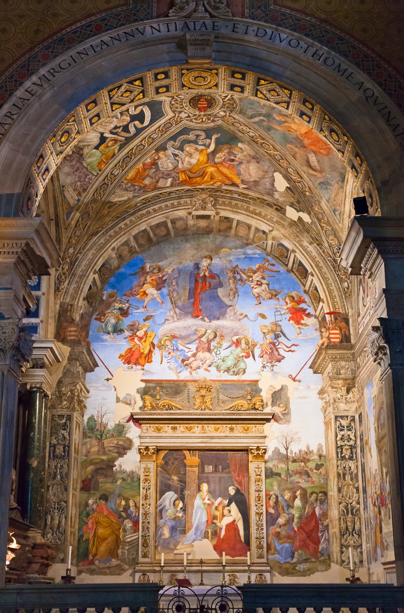Carafa Şapeli, Santa Maria sopra Minerva, Roma, İtalya (fotoğraf) by Unbekannter Künstler