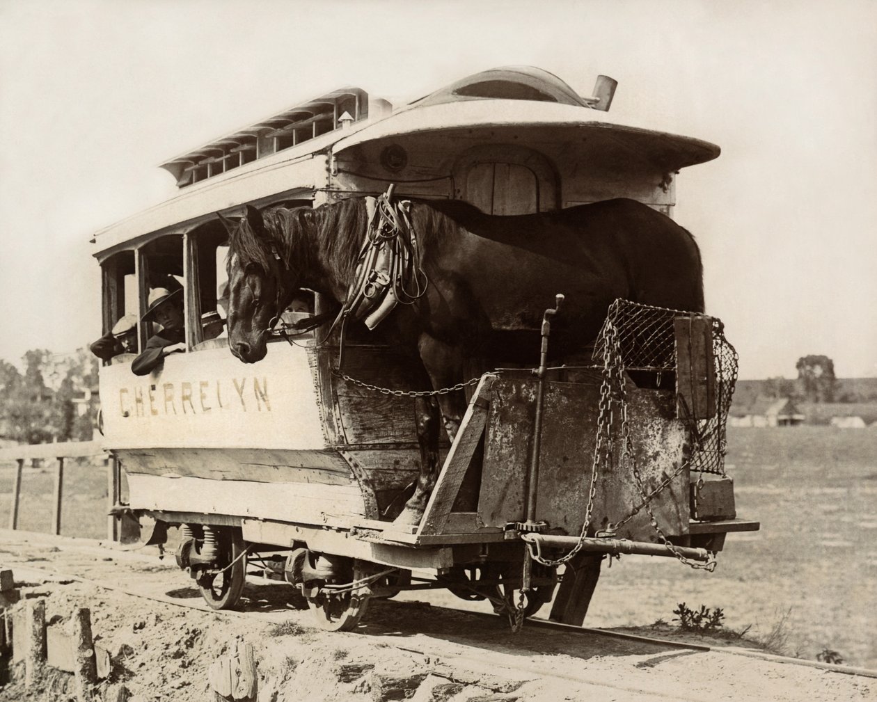 Cherrelyn At Arabası, Denver, Colorado, 1890 dolayları (s/b fotoğraf) by Nicolas Liez