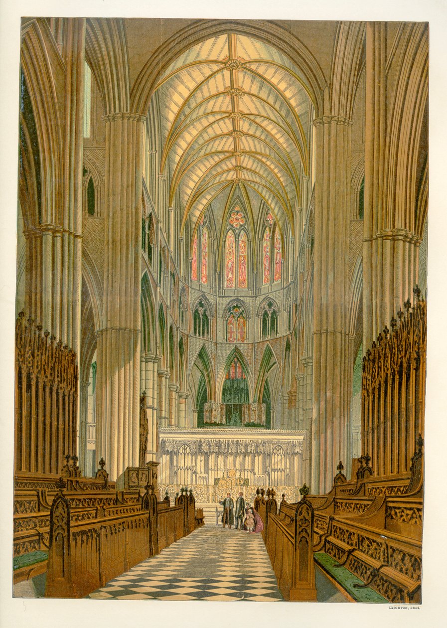 Koro (Quire) - Westminster Abbey by Unbekannter Künstler