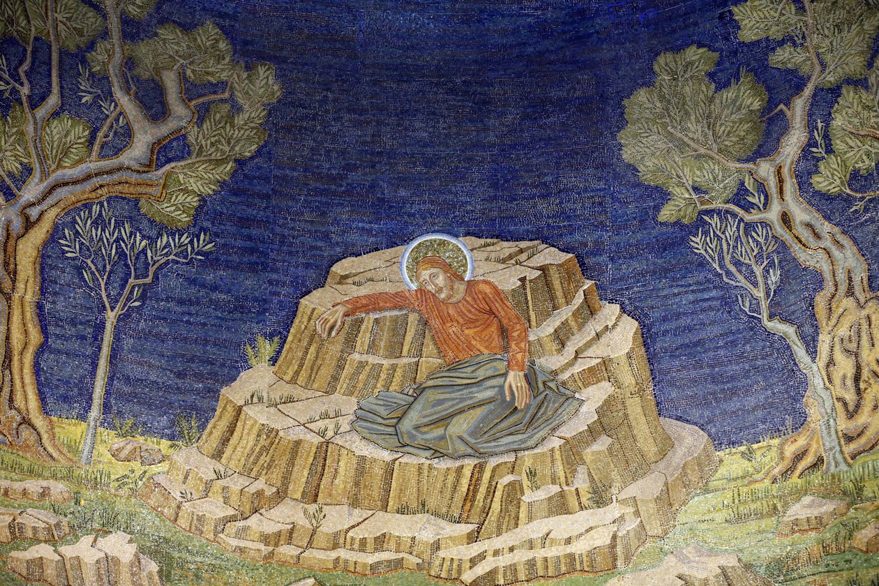 Tüm Milletler Kilisesi, aynı zamanda Kilise veya Istırap Bazilikası olarak da bilinir, İsa acı içinde, Gethsemane, Kudüs, İsrail