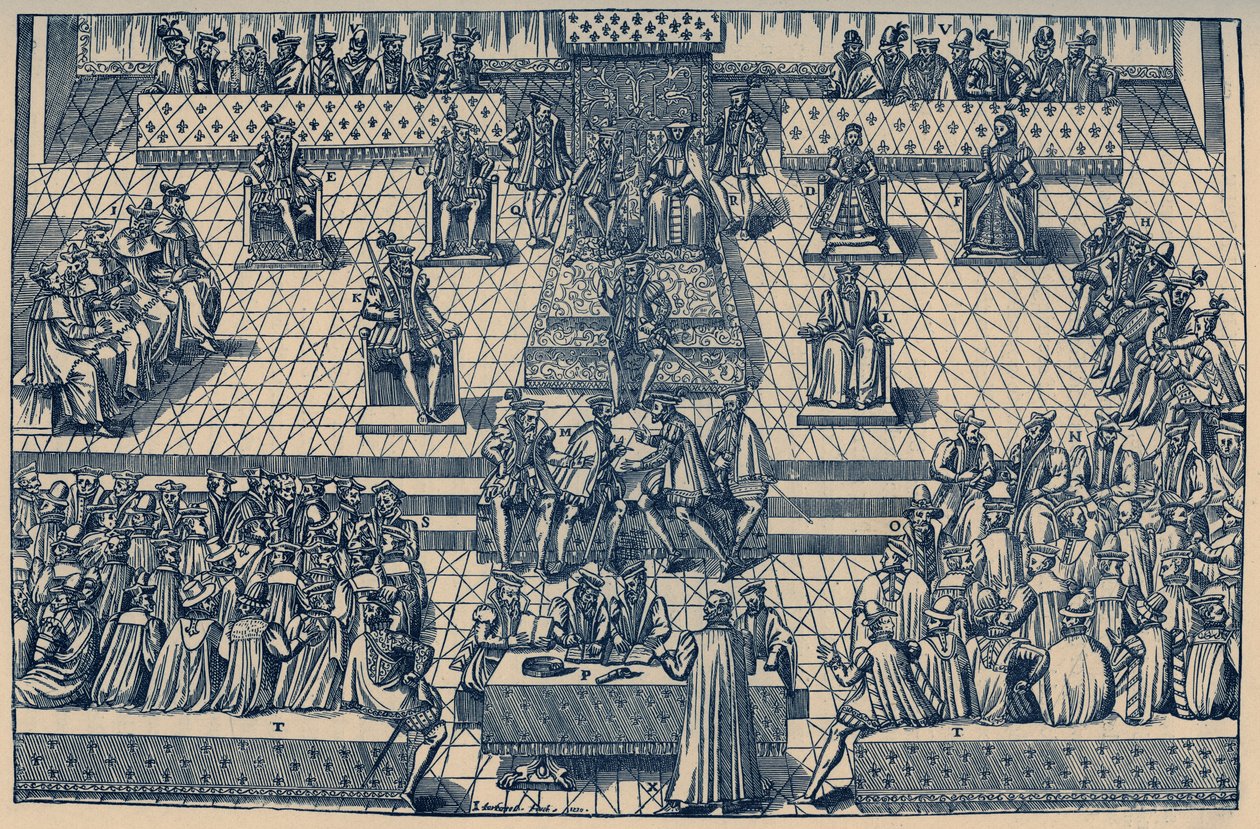 Orleans Mahkemesi 1561 by Lancelot Volders