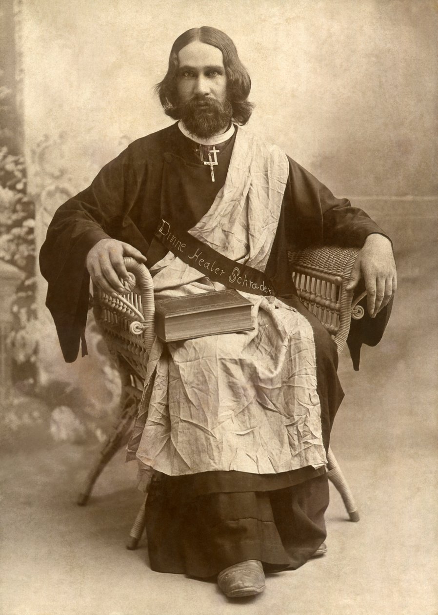 İlahi Şifacı Schrader, Temple, Teksas, 1888 dolayları (s/b fotoğraf) by Unbekannt
