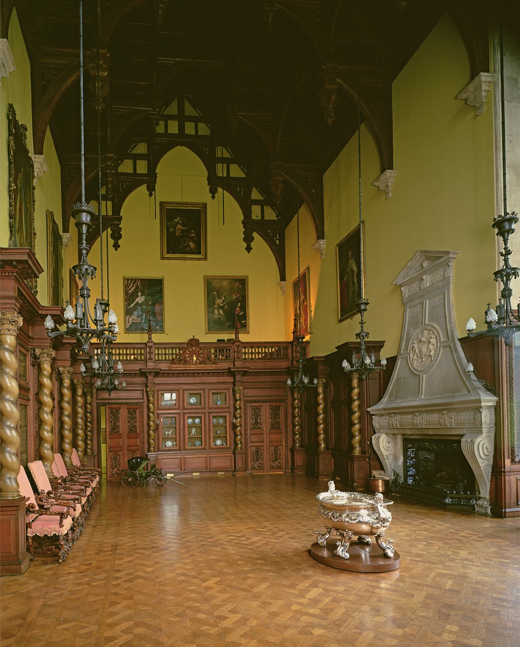 The Great Hall, Burghley House, Stamford, Lincolnshire (fotoğraf) by Unbekannt