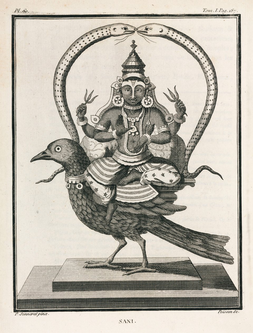 Hindu tanrısı Sani by Unbekannt