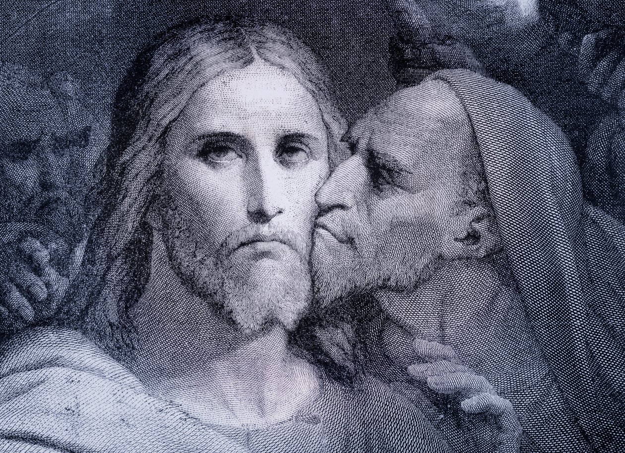 Öpücük- Judas Iscariot, 1880 dolaylarında Barselona