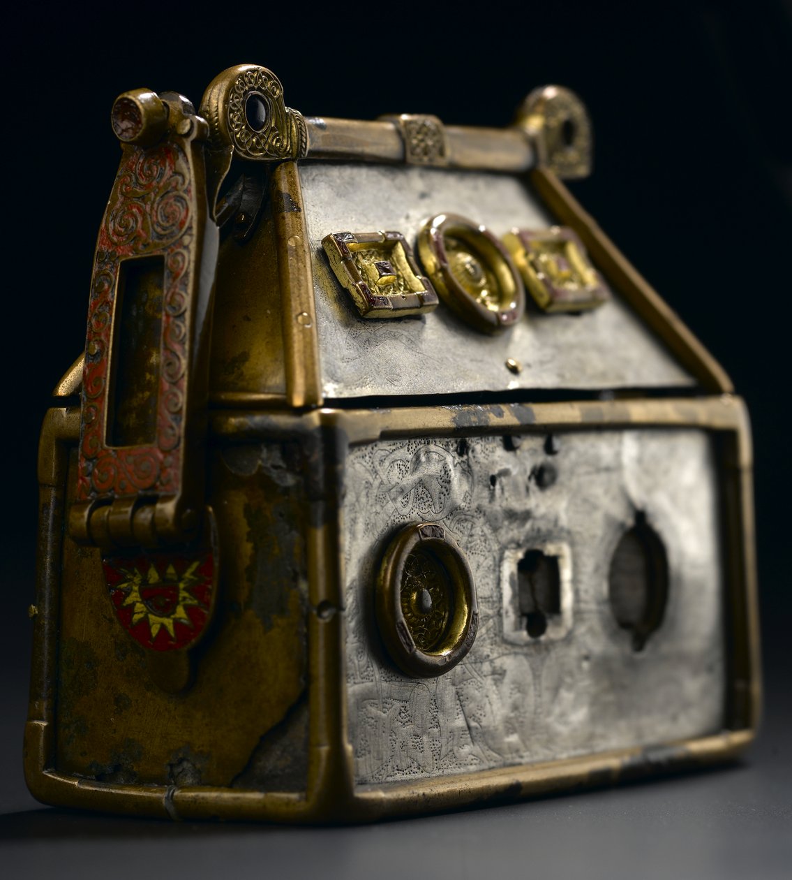 Monymusk Reliquary, MS 8. yüzyıl dolayları by Unbekannt