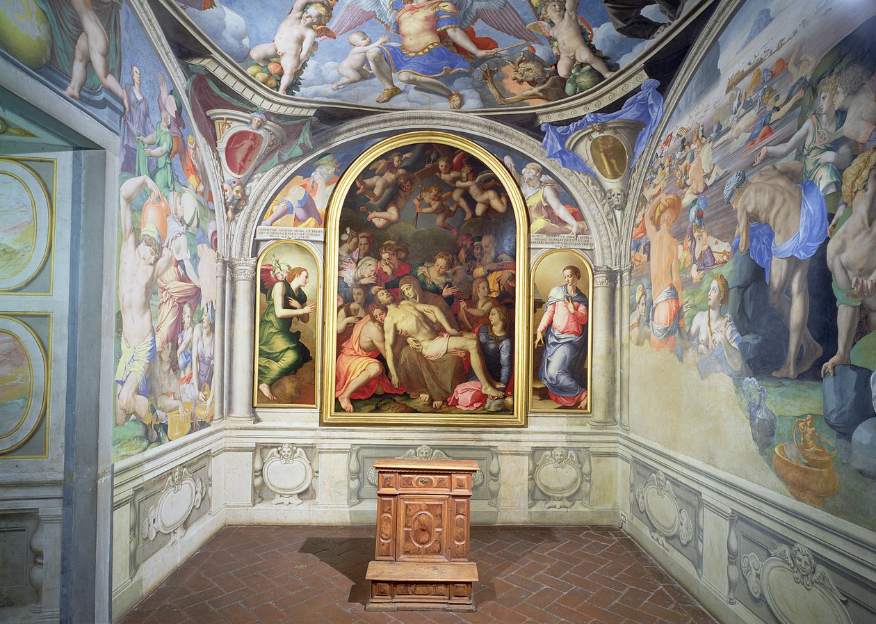 Bartolomeo Ammannati (1511-92) tarafından tasarlanan ve Agnolo Bronzino (1503-72) tarafından dekore edilen Toledo