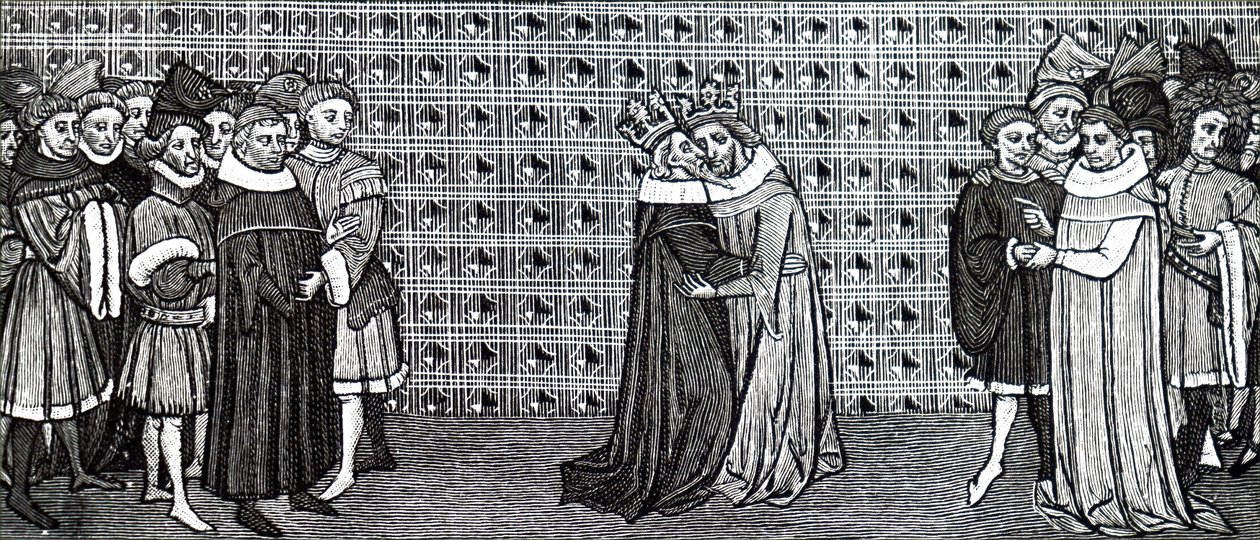 Kral Edward III ve Fransa Kralı Philip V