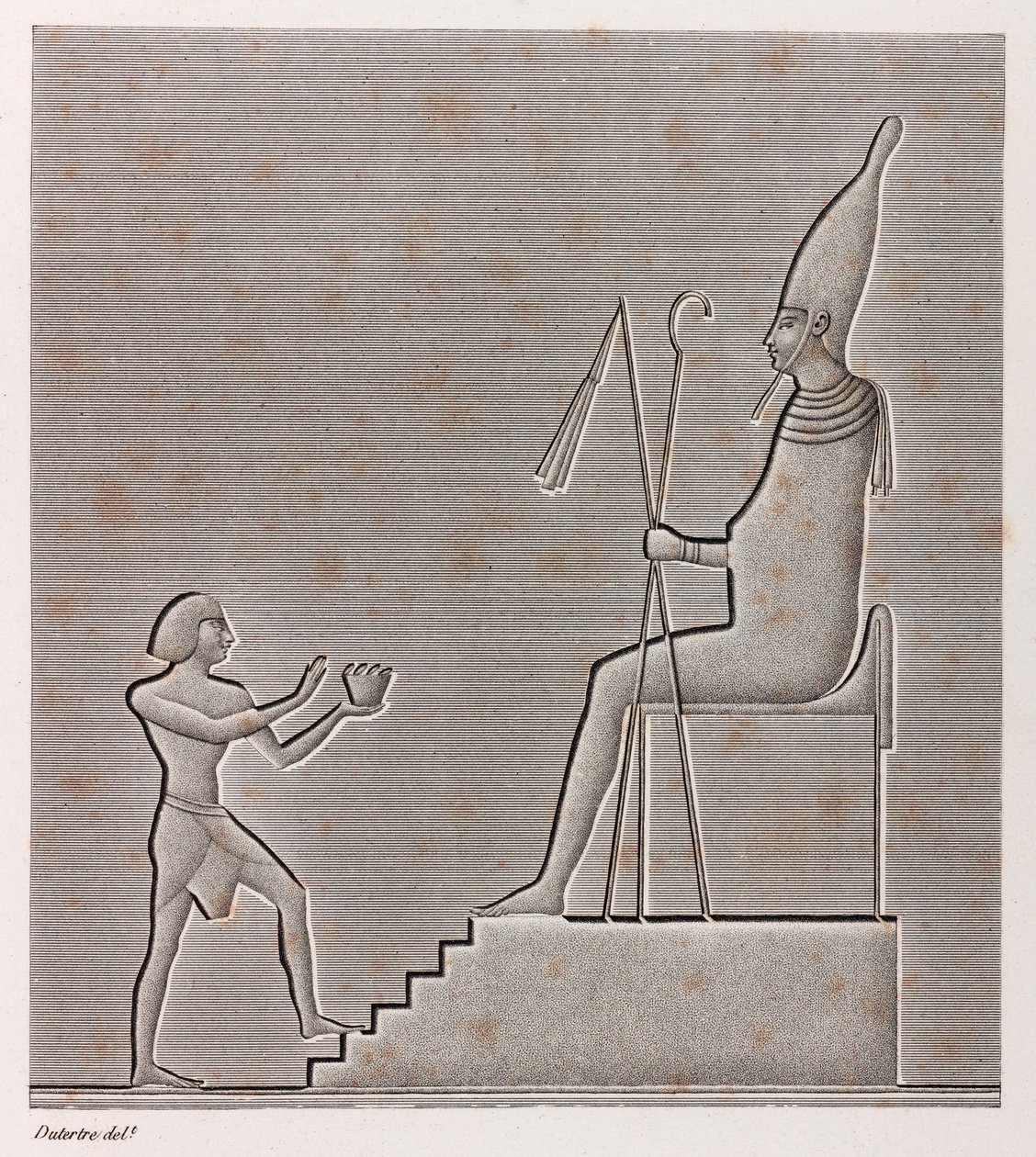 Thebes, Karnak, yakın çekim by Unbekannt