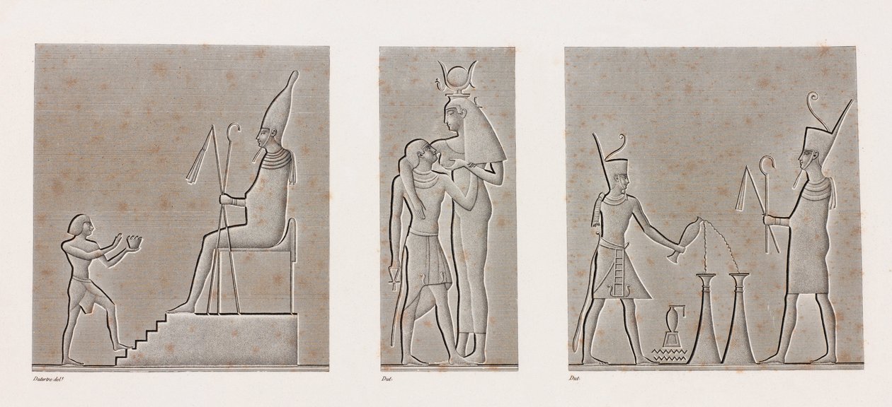 Thebes, Karnak, yakın çekim by Unbekannt