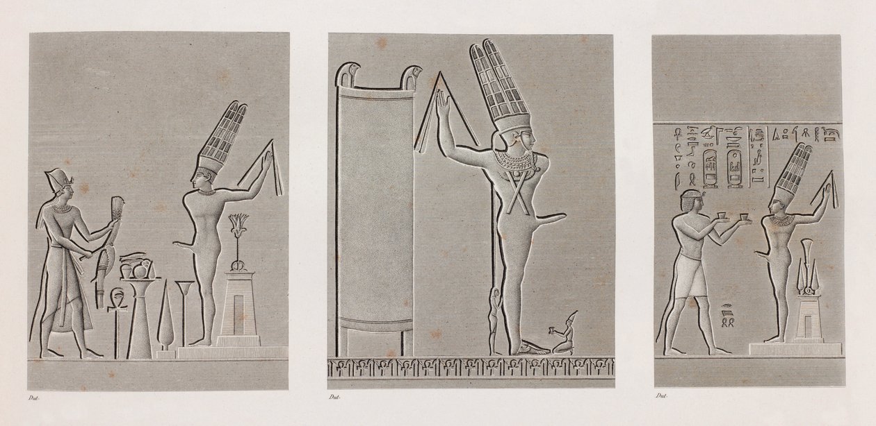 Thebes, Karnak yakın çekim serisi by Unbekannt