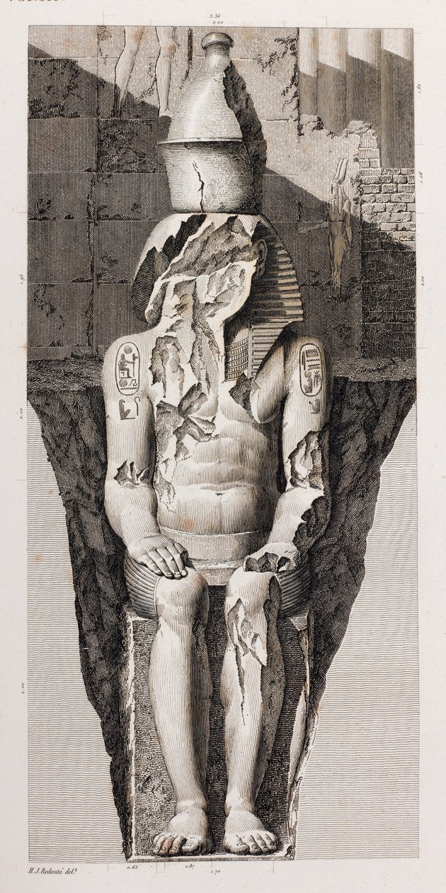 Thebes, Louqsor, Yakın Çekim by Unbekannt