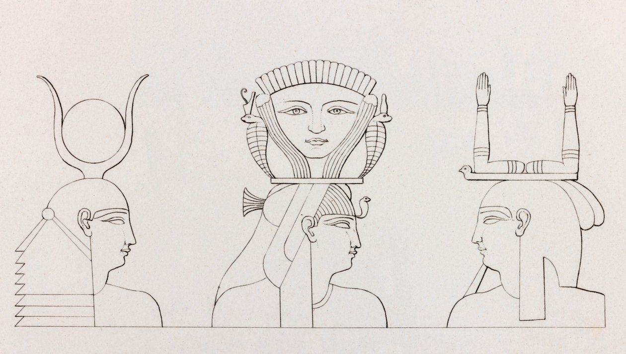 Thebes, Louqsor, Yakın Çekim by Unbekannt