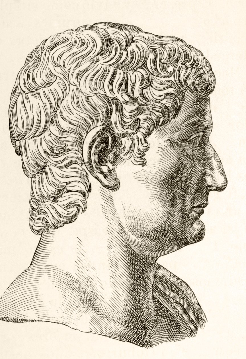 Tiberius Caesar Augustus (42BC - 37AD), İkinci Roma imparatoru, 