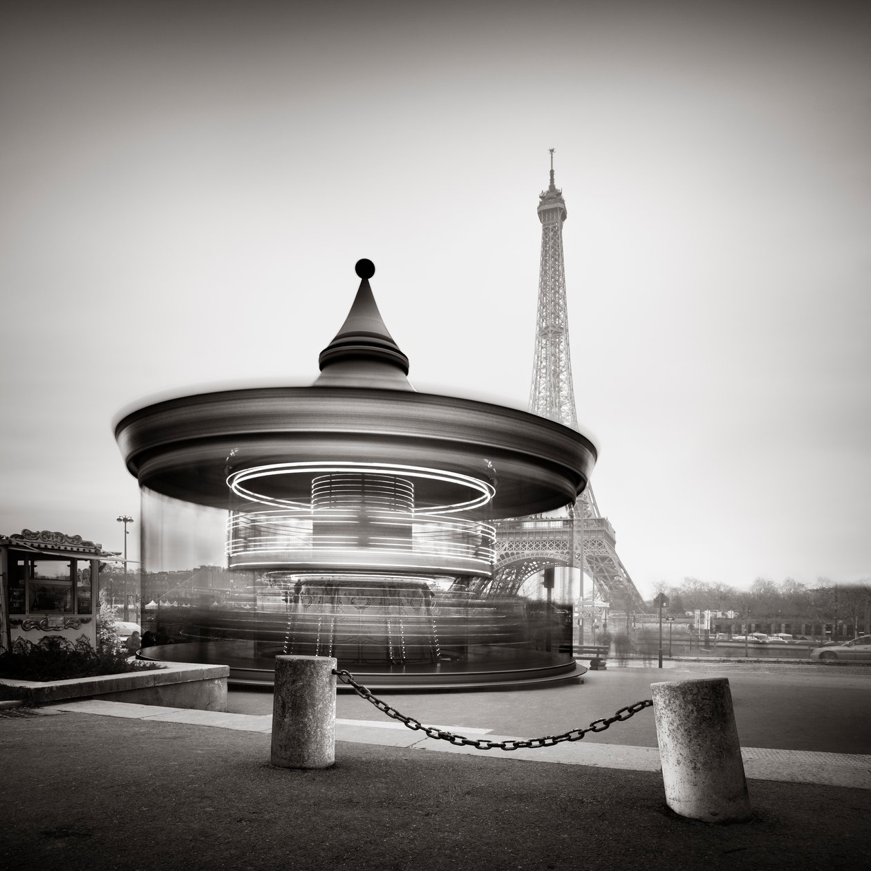 Eyfel Turu - Çalışma 2, Paris, Fransa, 2013 (s/b fotoğraf) by Leopold Blonder