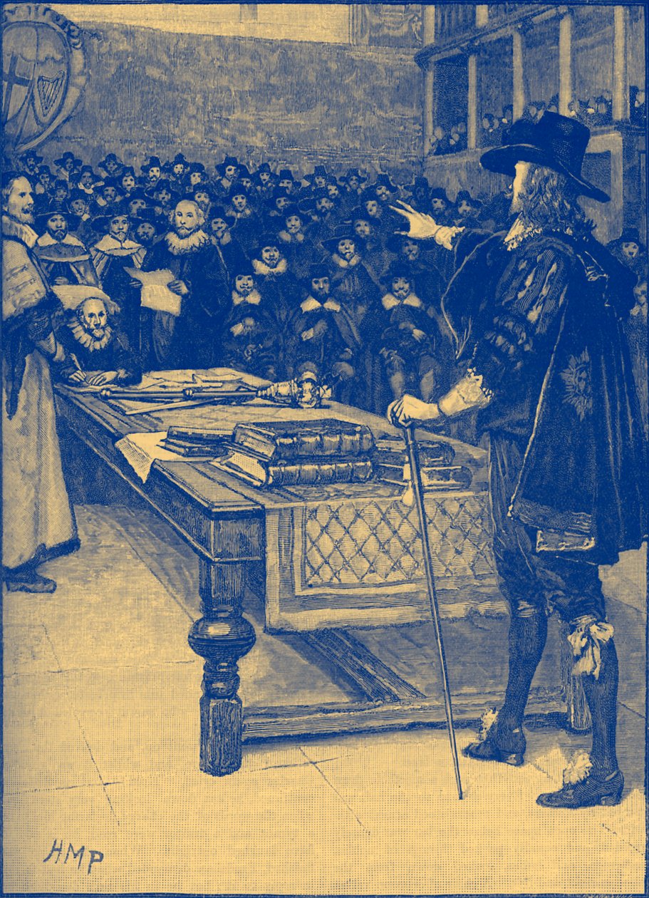 I. Charles'ın yargılanması by Unbekannter Künstler