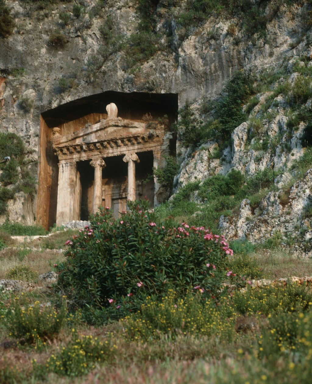 Türkiye, Likya, Fethiye (Telmessos), Amyntas Mezarı, MÖ 4. yy by William M. Timlin