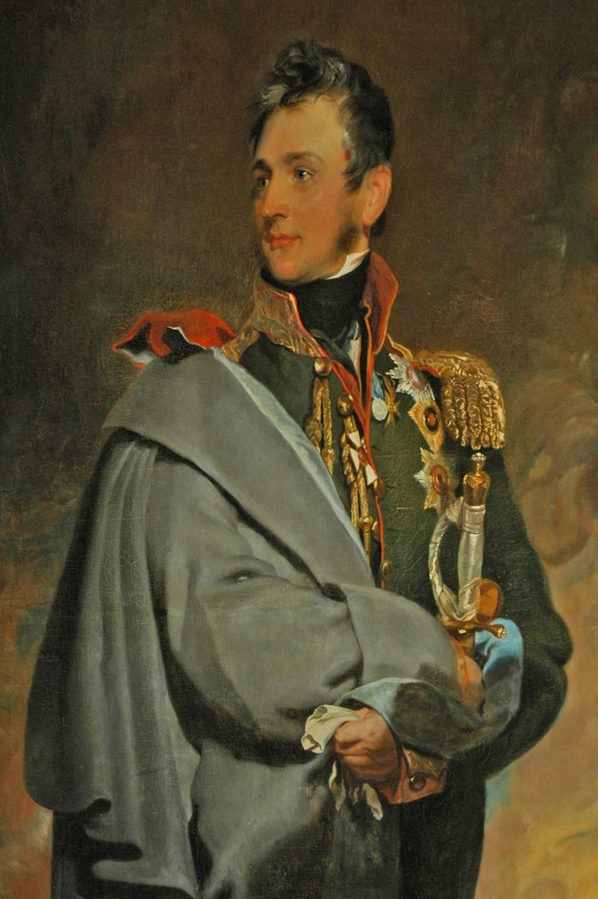 Ukrayna, Yalta, Alupka Sarayı (1828), sarayın valisi ve kurucusu Mihail Vorontsov'un resmi by Unbekannter Künstler