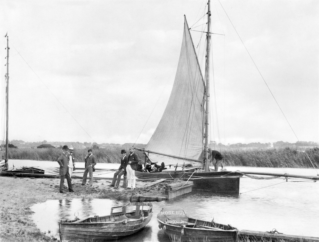 Birleşik Krallık: Waveney Nehri Üzerinde Bir Yat. Norfolk Broads, by Unbekannt