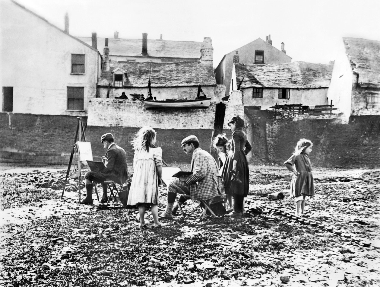 Birleşik Krallık : Torridge Nehri Tarafından Boyama Sanatçıları. Appledore, Devon by Unbekannt