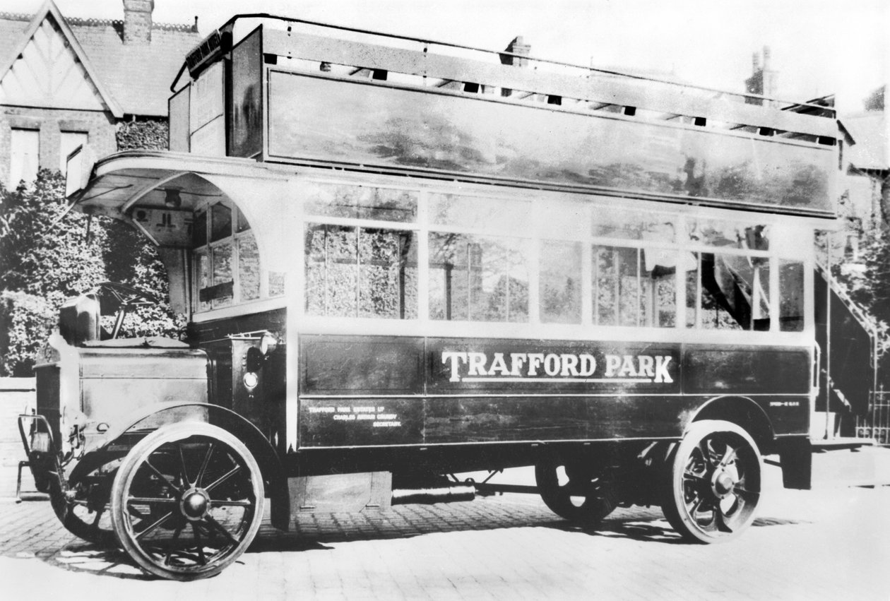Birleşik Krallık : Trafford Park Otobüsü. Eccles, c1910 by Unbekannt
