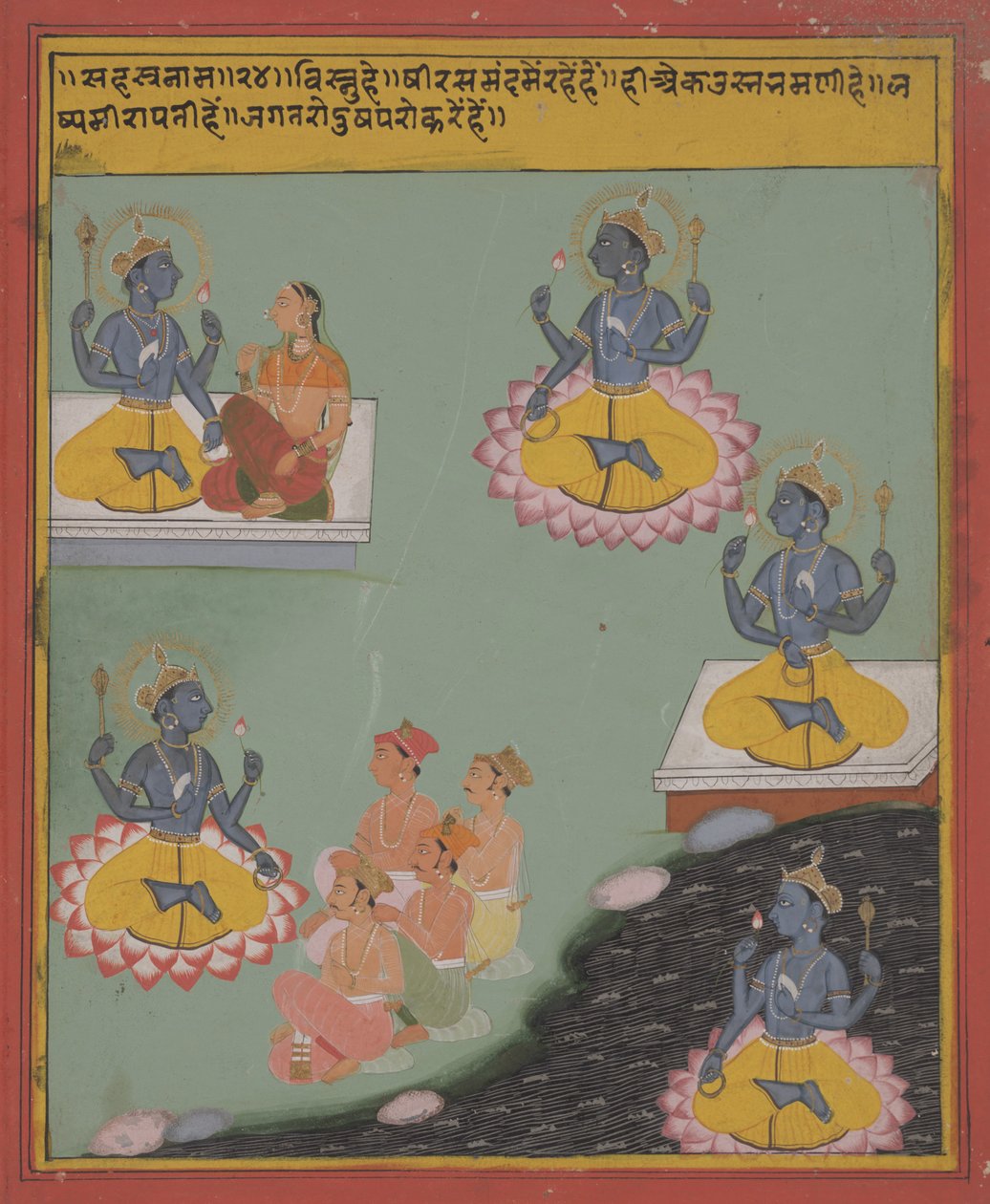 İsimsiz, c.1800-1830 (opak sulu boya) by Unbekannter Künstler