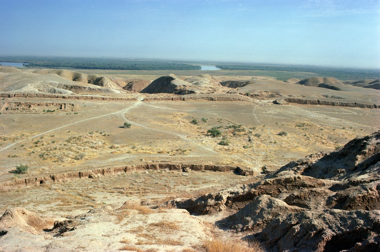 Elaminte Kralı Untash-Gal (MÖ 1265-46) tarafından yaptırılan Ziggurat'ın görünümü (fotoğraf) by Unbekannt
