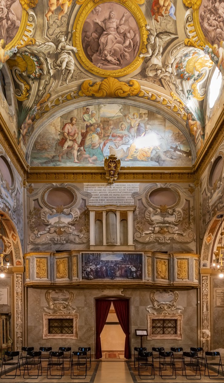 Karşı cepheden görünüm, Nunziatina Kilisesi, Todi, Umbria, İtalya (fotoğraf) by Unbekannter Künstler