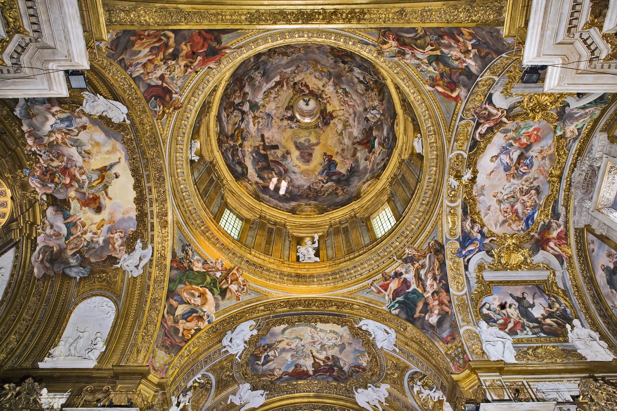 Baciccia, Gesu Kilisesi, Roma, İtalya (fotoğraf) by Unbekannter Künstler