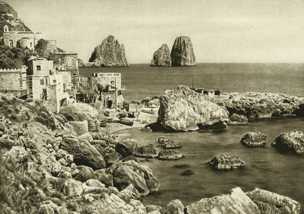 Capri adasından Marina Piccola