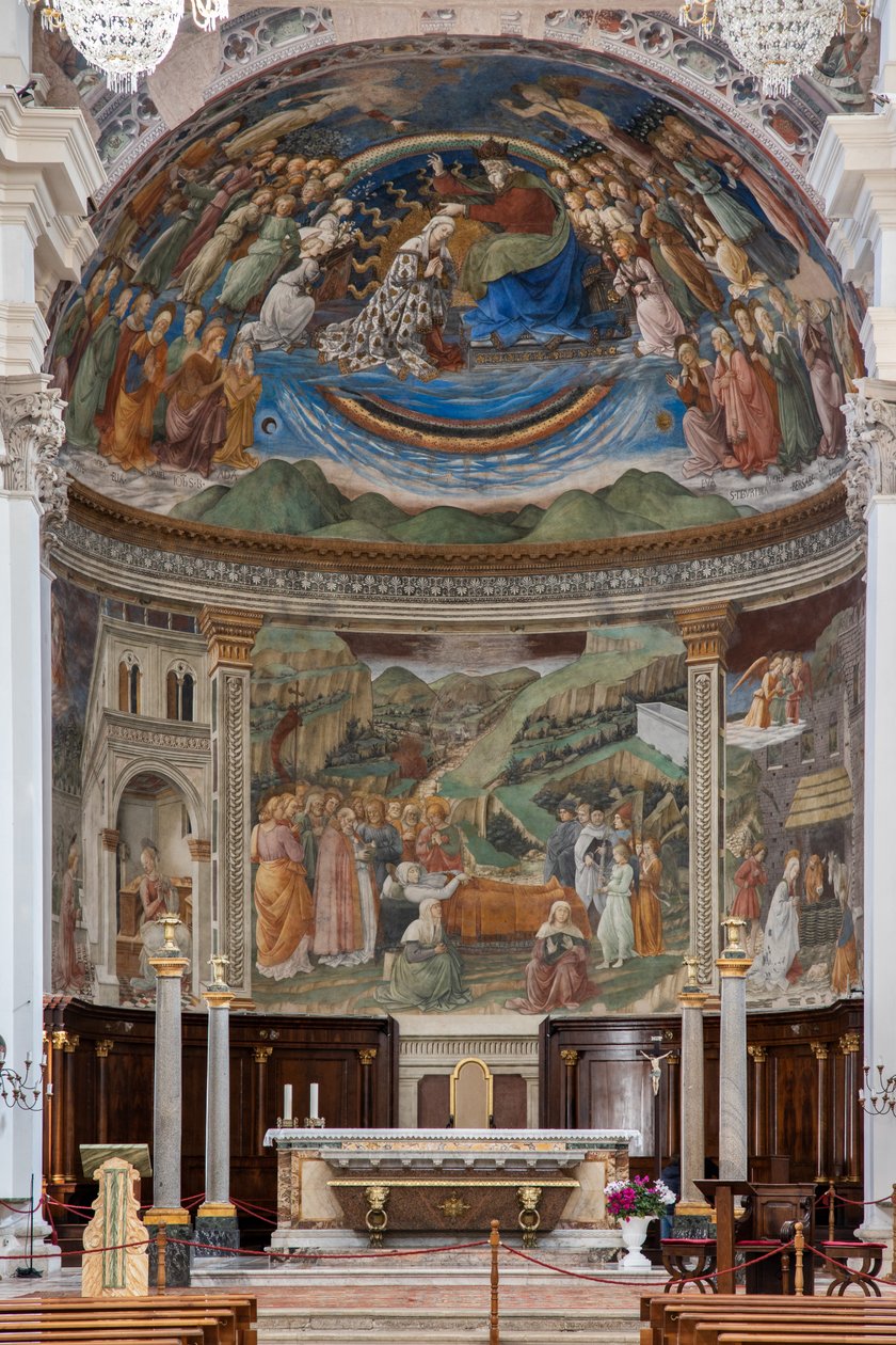 Bakire, Duomo, S. Maria Assunta Katedrali, Spoleto, Umbria, İtalya