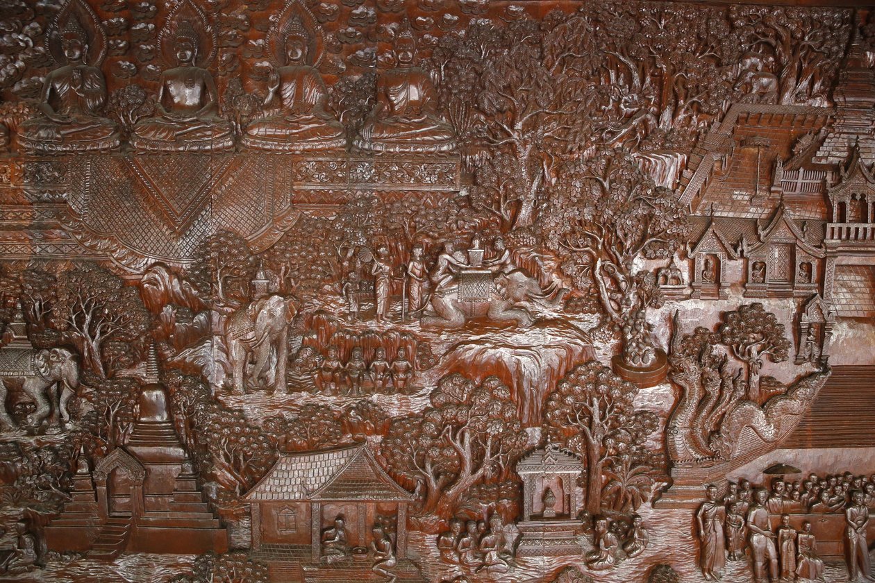 Wat Phra Doi Suthep, Chiang Mai. Rahatlama. Tayland by Unbekannt