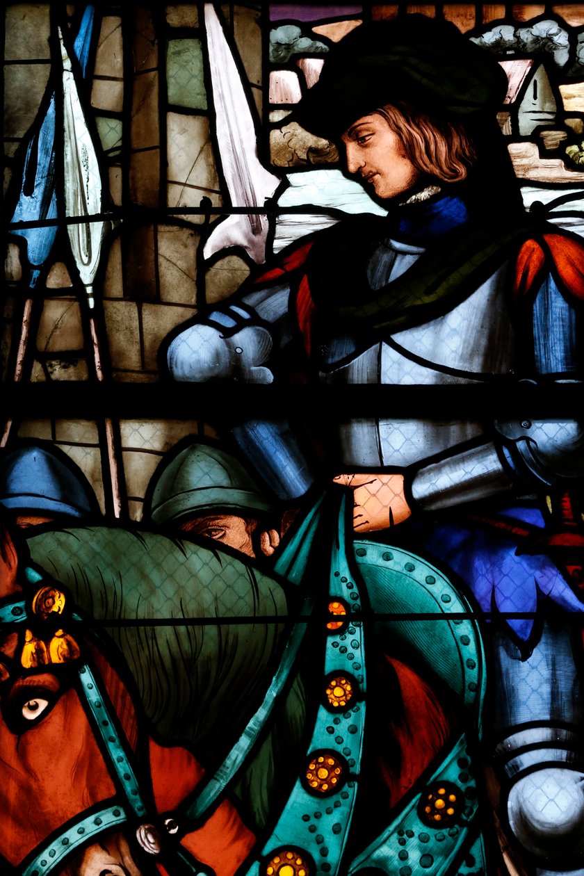 Pencere, Bourges Katedrali, Fransa (vitray) by Unbekannter Künstler