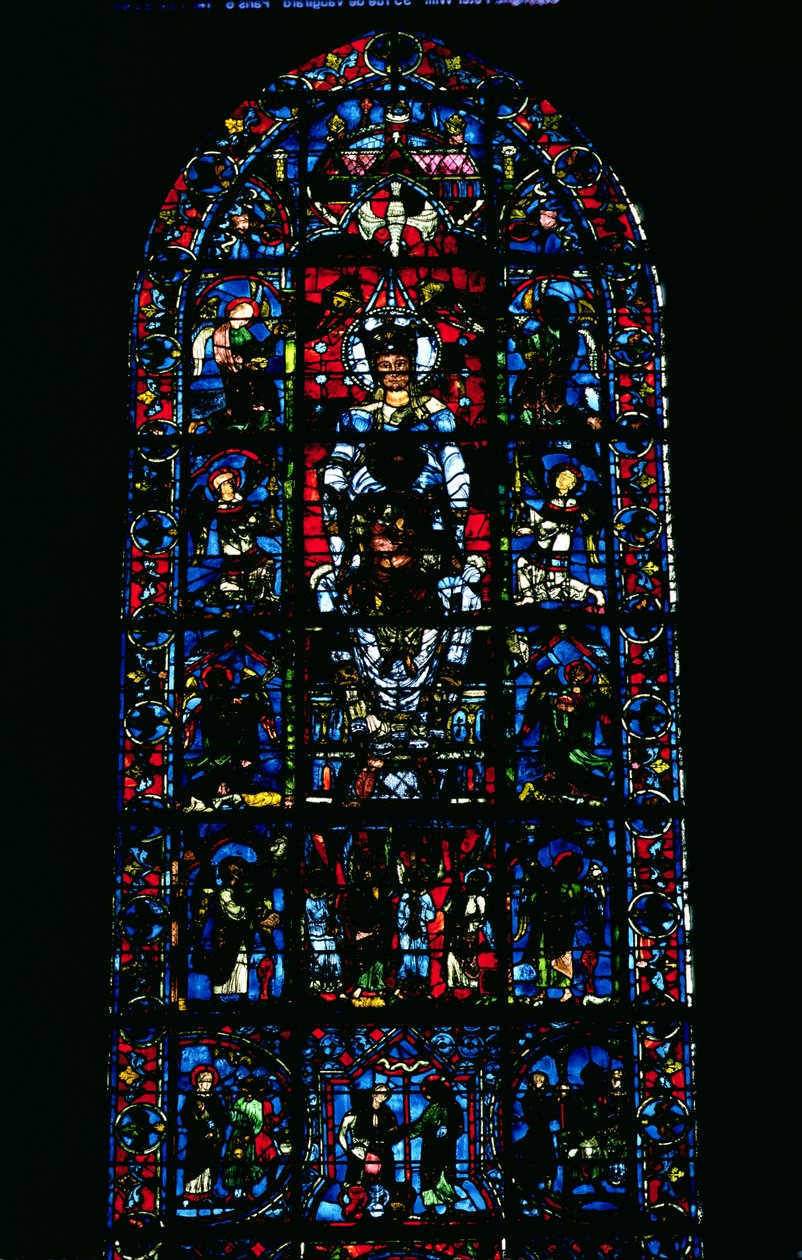 Güney korosunda Notre Dame de la Belle Verriere