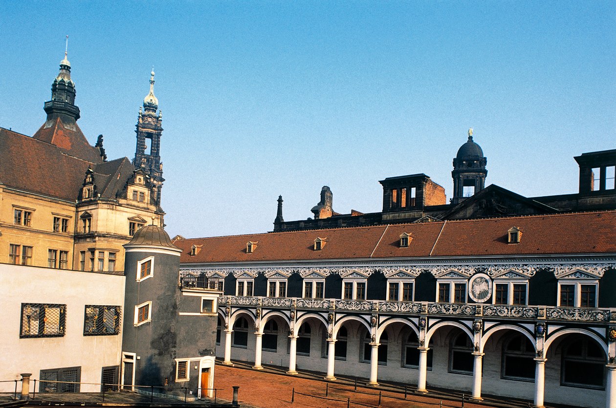 Zwinger Sarayı Kanadı, Dresden (18. yüzyıl), Saksonya, Almanya by Benjamin Baud