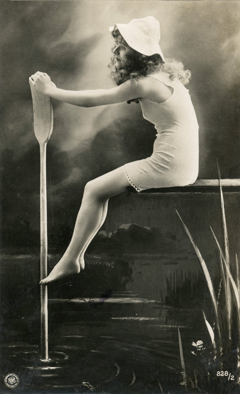 Gece elbiseli kadın, c. 1900