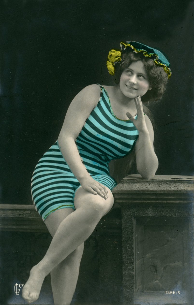 Mayo giyen kadın, c. 1900