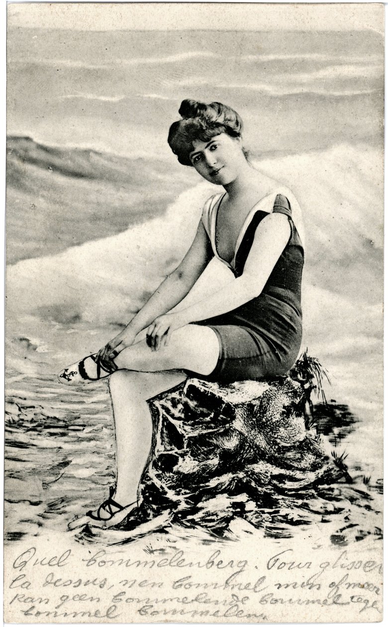 Mayo giyen kadın, c. 1900
