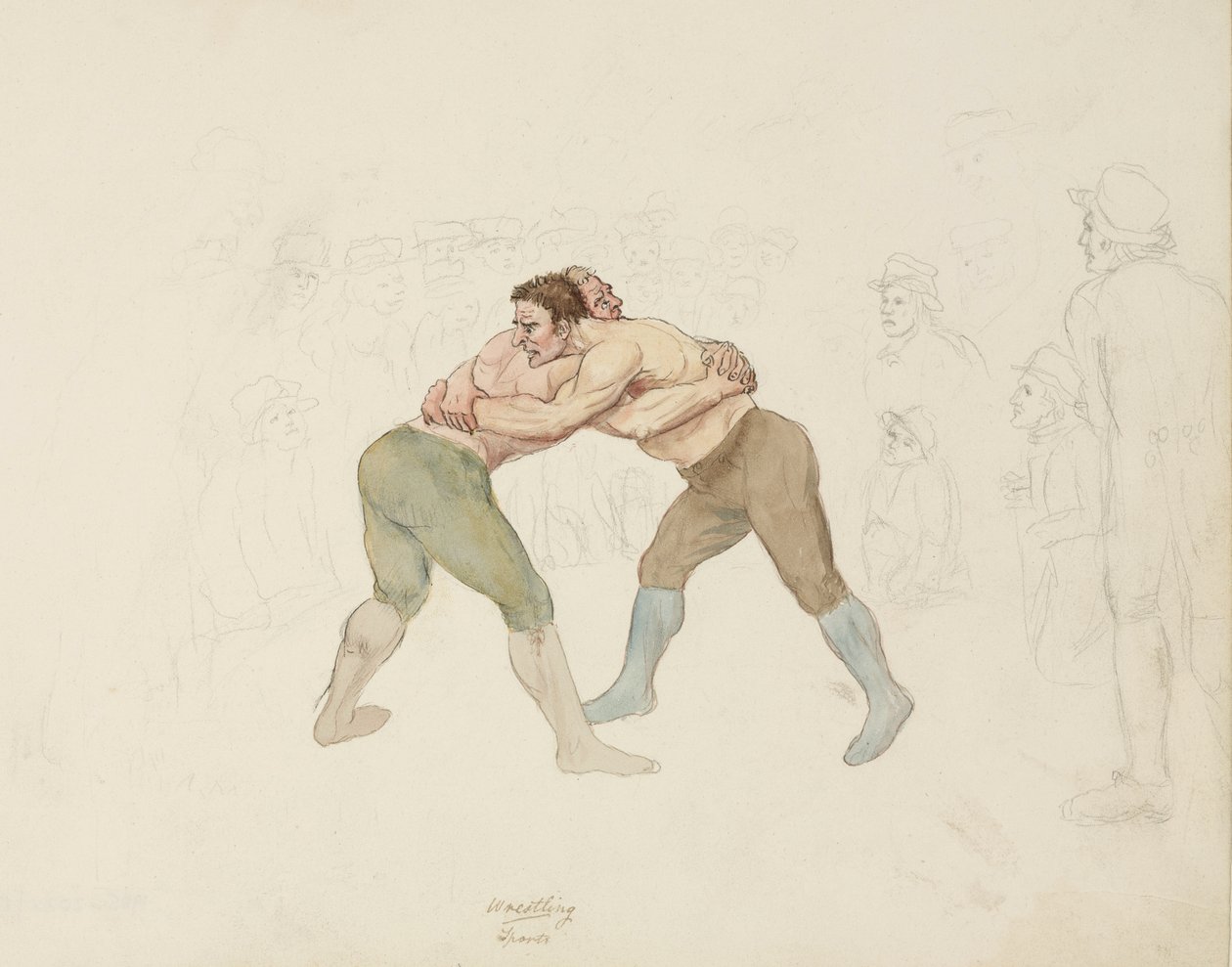 Güreş maçı, Northumberland, c 1805-1820 by Unbekannt