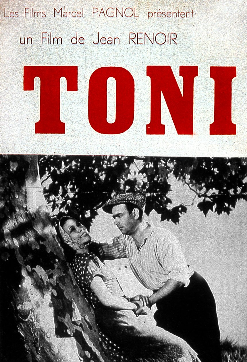 Toni film afişi JeanRenoir tarafından 1934 by Unbekannt