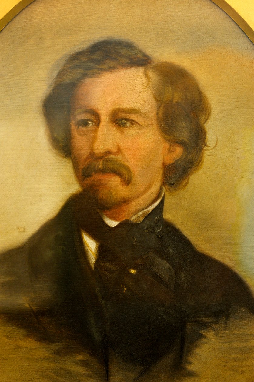 genç Dickens portresi by Unbekannter Künstler